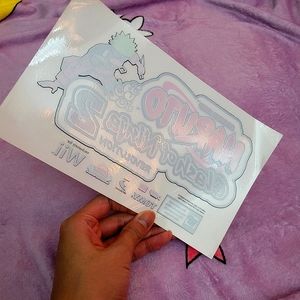 Naruto: Clash of Ninja Revolution 2 Logo Window Peel Cling Decal